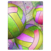 女子バレーボグランジール クリップボード (裏面)