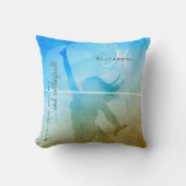 女子バレーボールのビーチ クッション (正面)