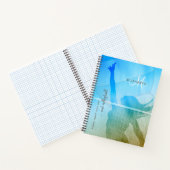 女子バレーボールのビーチ ノートブック (内部)