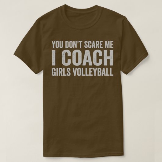 女子バレーボールコーチ Tシャツ (デザイン正面)