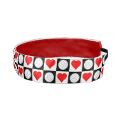 女子バレーボールハート市松模様に可愛いスポーツチーム アスレチックヘッドバンド (右)