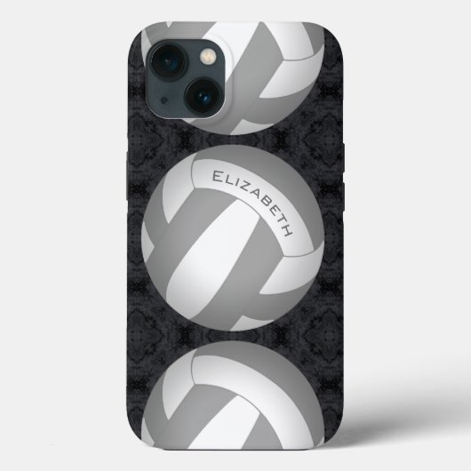 女子バレーボール任意の色 Case-Mate iPhoneケース (裏面)