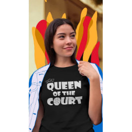 女子バレーボール王妃殿下かわいいTシャツ Tシャツ