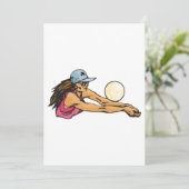 女子バレーボール選手 招待状 (スタンド正面)