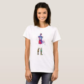 女子バレーボール選手 Tシャツ (正面フル)