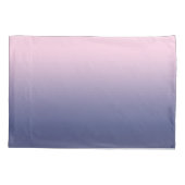 女子パステルグラデーションピンクダークパープルグラデーション 枕カバー (裏面-左)
