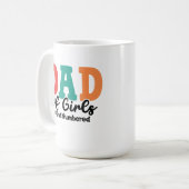 女子パパ: #Outnumbered コーヒーマグカップ (正面左)