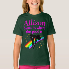 女子パーソナライズされたダイビングアパレル Tシャツ