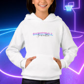 女子パーソナライズされたバスケットボール追加名前をカスタムするかわいい