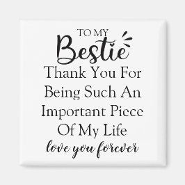 女子パーソナライズされた友人向けギフト最高の引用文 マグネット