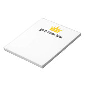 女子パーソナライズされた文房具メモ帳 ノートパッド (回転)