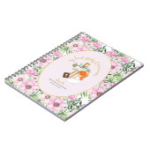 女子パーソナライズされた祈りの言葉ジャーナルまたはバイブル勉強 ノートブック (左側)