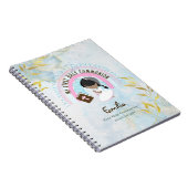 女子パーソナライズされた祈りの言葉ジャーナルまたはバイブル勉強 ノートブック (右側)