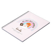 女子パーソナライズされた祈りの言葉ジャーナルまたはバイブル勉強 ノートブック (左側)