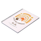 女子パーソナライズされた祈りの言葉ジャーナルまたはバイブル勉強 ノートブック (左側)