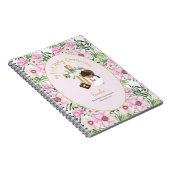 女子パーソナライズされた祈りの言葉ジャーナルまたはバイブル勉強 ノートブック (右側)