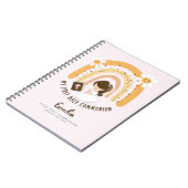 女子パーソナライズされた祈りの言葉ジャーナルまたはバイブル勉強 ノートブック (左側)