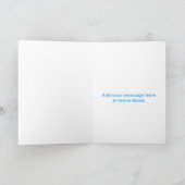 女子パーソナライズされた誕生日カード カード (内部)