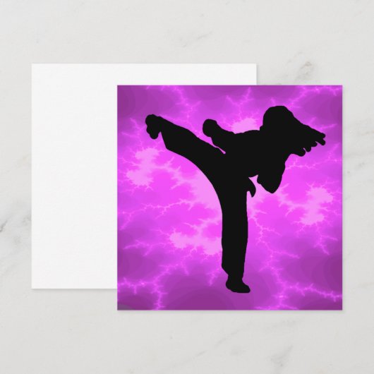 女子パーティー 招待状 (正面/裏面)