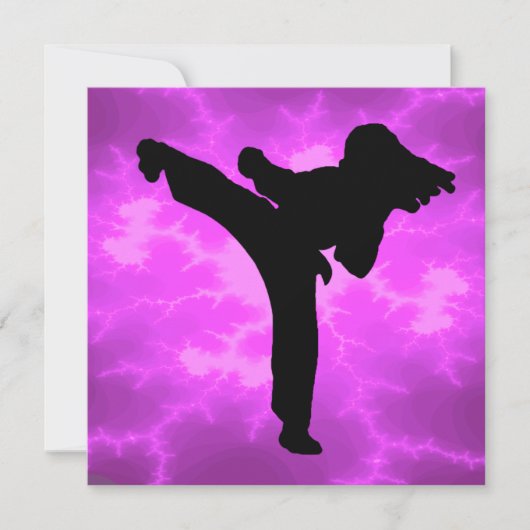 女子パーティー 招待状 (正面)