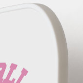 女子ピックボールのマスターゲームプレーヤー名前をカスタムする ピックルボールラケット (左詳細)