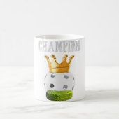 女子ピックルボールチャンピオンのピックルボールトロフィーのギフト コーヒーマグカップ (中央)