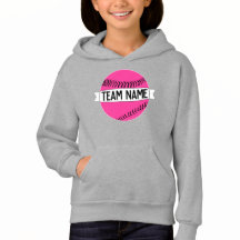 女子ピンクソフトボールカスタムチーム名Fastpitch