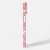 女子ピンクバスケモノグラムのットボール Case-Mate iPhoneケース (裏面 / 右)