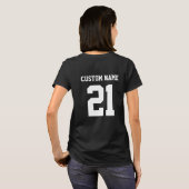 女子ピンク2021年上級T級、名前が後ろに Tシャツ (裏面フル)