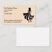 女子ファッション・アパレルストアの名刺 名刺 (正面/裏面)