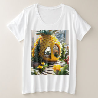 女子ファッション プラスサイズTシャツ