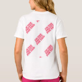女子ファッション Tシャツ (裏面)