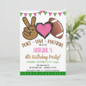 女子フットボール招待 招待状 (スタンド正面)