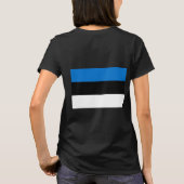 女子フリースジップジョガー国旗 Tシャツ (裏面)