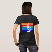 女子フリースジップ・ジョガー、サンクトペテルブルク州旗 Tシャツ (裏面フル)