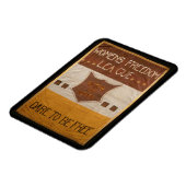 女子フリーダムリーグ自由を目指せ!ポストカード マグネット (左側)