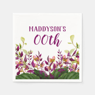 女子フローラ80位90位91位92位95位99位 スタンダードカクテルナプキン