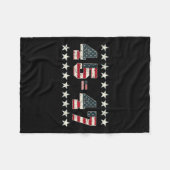 女子プロトランプ2024 45位45=47社長2 フリースブランケット (正面(横))