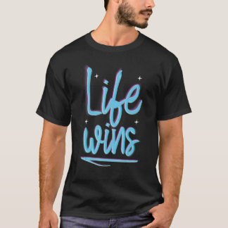 女子プロライフ勝ちRoe v Wade Pro Lif Tシャツ