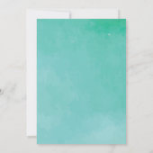 女子プールパーティー誕生日 招待状 (裏面)