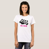 女子ベースプレーヤー Tシャツ (正面フル)