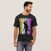 女子ホッケーインスパイアコーチ誕生日コーチングファンI Tシャツ (正面フル)