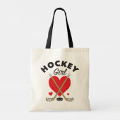 女子ホッケーガールズ愛ハートホッケースティック トートバッグ (裏面)