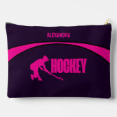 女子ホッケーバースデーパーティー，ホッケープレイヤーギフト アクセサリーポーチ (裏面)