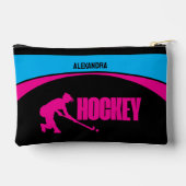 女子ホッケーバースデーパーティー，ホッケープレイヤーギフト アクセサリーポーチ (裏面)