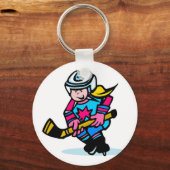 女子ホッケー キーホルダー (正面)