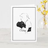 女子ボクサーチャンッ動揺してプ カード (黄色い花)