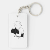 女子ボクサーチャンプ キーホルダー (裏面)