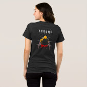 女子ボクシングの伝説 トライブレンドＴシャツ (裏面全面)