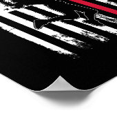 女子ボーイズメンズのバレーボール米国国旗 ポスター (角)